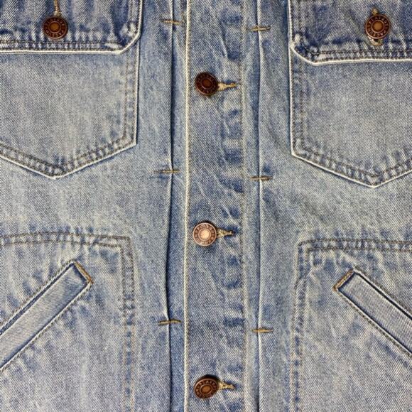 Playboy By PacSun Medium Wash Vintage Fit Jacket size Large - Picture 9 of 14